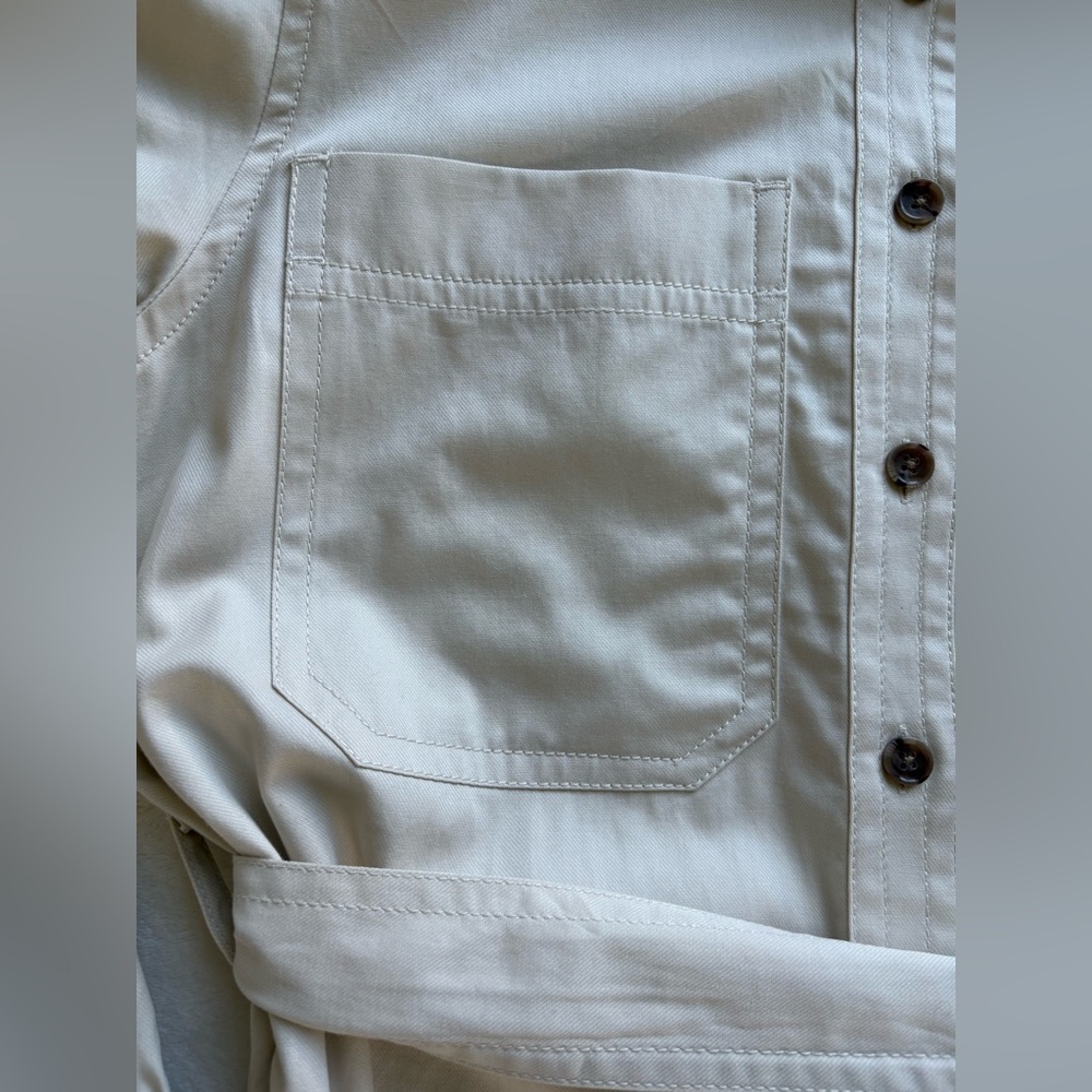 Banana Republic Kakhi Shirttail Dress - Size Small - Picture 9 of 16